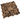 Emperador Dark basketweave polished angled detail