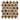 Emperador Dark marble lattice mosaic sheet with pointed brown diamonds and ivory Crema Marfil diagonal inlays.