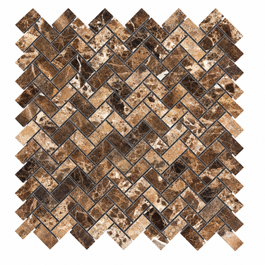 Emperador Dark mini-herringbone hero