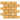 Gold/Yellow Travertine Mosaic - 2x4 Deep-Beveled Brick