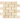 Close-up of ivory travertine 2x4 tumbled brick mosaic tile sheet showing soft veining and staggered pattern