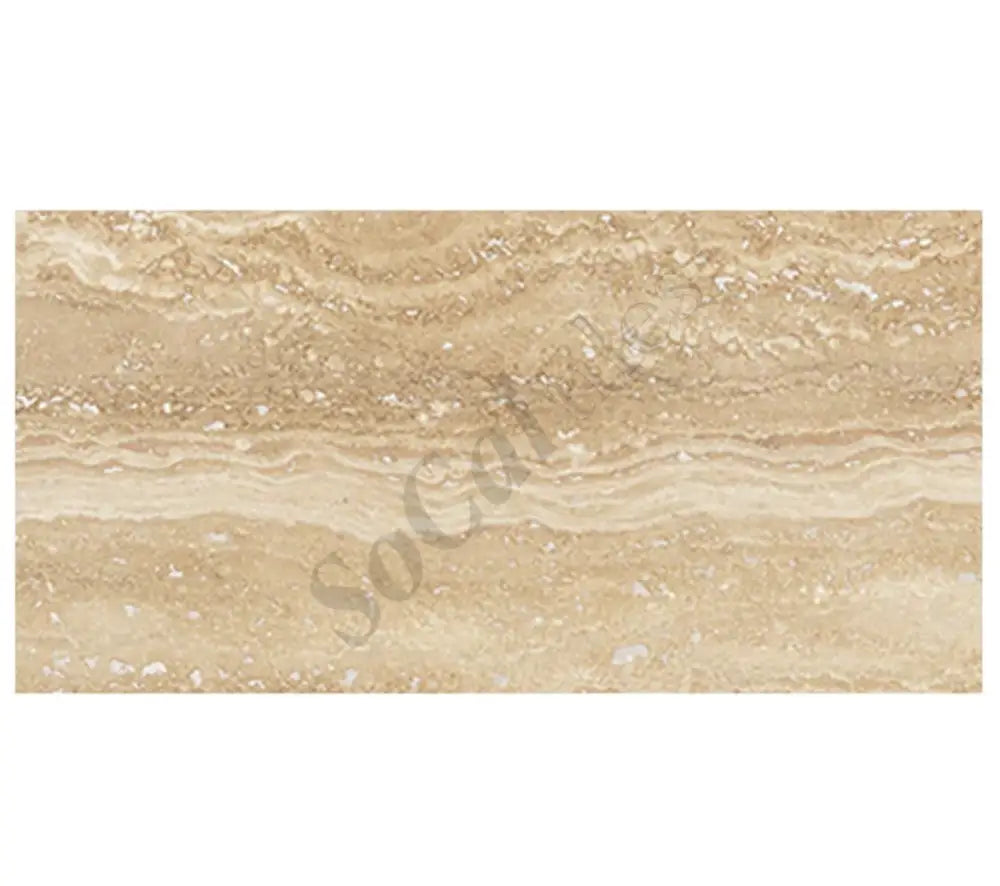 Ivory (Light) Travertine 12’’ X 24’’ Tile - (Vein-cut) Wall Tile