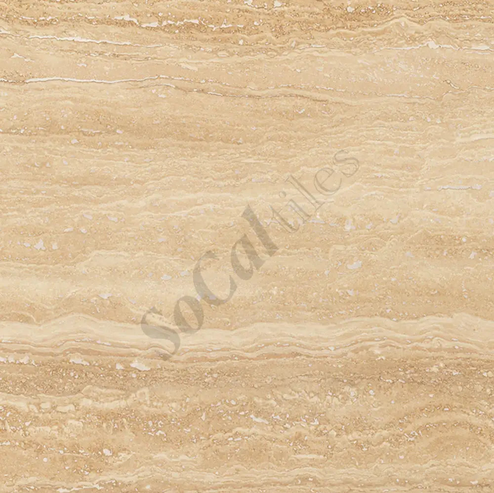 Ivory (Light) Travertine 12’’ X 12’’ Tile - (Vein-cut) Wall Tile