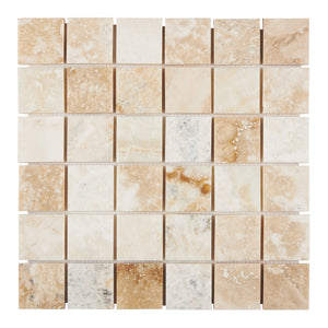 Latravonya Travertine Mosaic - 2x2 Square
