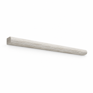 Haisa Light (White Wood) Limestone Trim - Pencil Liner