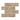 Noce Travertine 3x6 deep-beveled tile layout - illustrative image