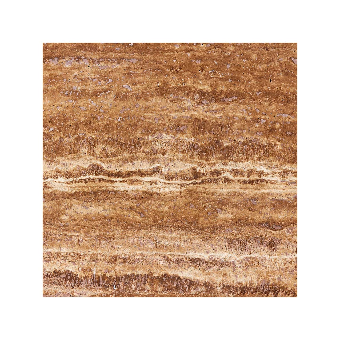 Noce Exotic Travertine Tile - 12x12 Vein-Cut