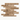 Noce Travertine Manhattan random-strip mosaic - illustrative image