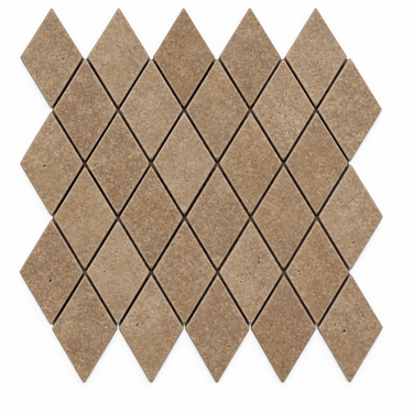 Noce travertine 2x4 diamond mosaic