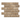 Noce Travertine Mosaic - 2x4 Deep-Beveled Brick