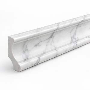 Oriental White Marble Trim - Crown Molding