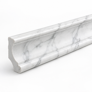 Oriental White marble crown molding trim