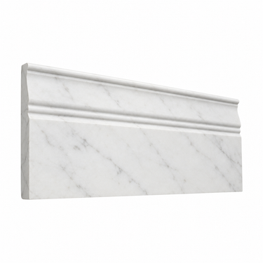 Oriental White Marble baseboard
