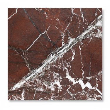 Rosso Levanto 12x12 tile on white background