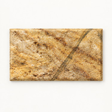Scabos Travertine 3x6 deep-beveled tile - illustrative image