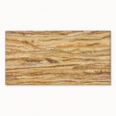 Scabos Travertine 12x24 vein-cut tile - illustrative image