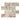 Silver Pewter Blend Travertine 3’’ X 6’’ Tile Tumbled Wall Tile