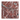 Rosso Levanto Breccia Vino 12x12 marble tile, burgundy red with white veining