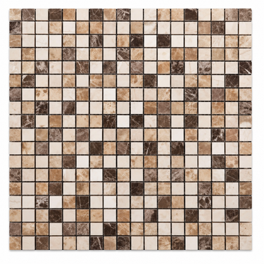 Spanish Mix Marble Mosaic - 5/8x5/8 Square
