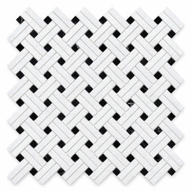 Thassos White Stanza with Black Dots hero render