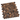 Tumbled 1-inch hexagon angled detail