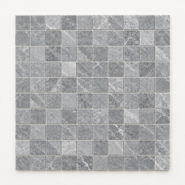 Tundra Gray Marble Mosaic - 1x1 Square