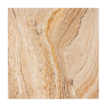 Valencia Travertine Tile, Filled & Honed finish - color and finish reference (shown: 18x18)