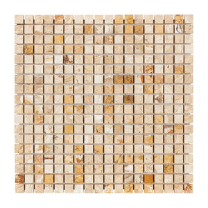 Valencia Travertine Mosaic - 5/8x5/8 Square