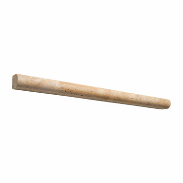 Walnut Travertine 3/4’’ X 12’’ Bullnose Liner Honed Liner