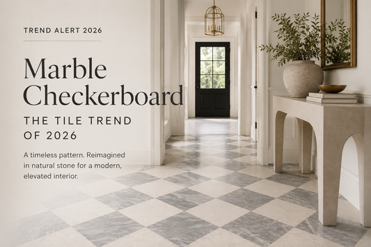 The Marble Checkerboard Trend: How to Pull It Off at Home