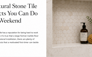 4 DIY Tile Projects You Can Actually Do This Weekend