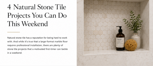 4 DIY Tile Projects You Can Actually Do This Weekend