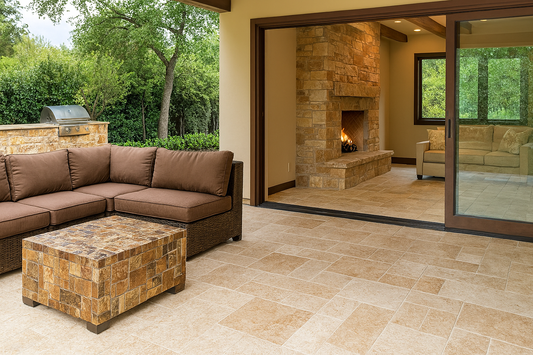 Travertine Tiles for Indoor & Outdoor Spaces: Design Inspiration & Maintenance Tips