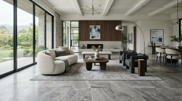 Silver Pewter Blend Travertine Tile