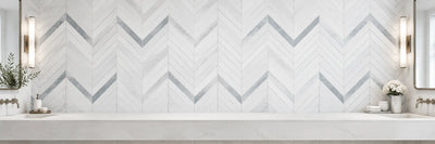Chevron Stone Tile