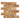 Noce Exotic Travertine Mosaic - 2x4 Brick Vein-Cut