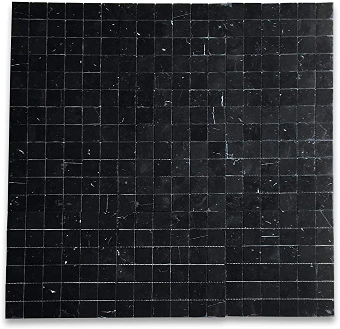 Absolute Black Granite 5/8â€™â€™ X 5/8â€™â€™ Mosaic Polished Wall Tile