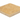 Close-up side angle showing the tumbled surface and softened edge of a 6x6 gold yellow travertine tile