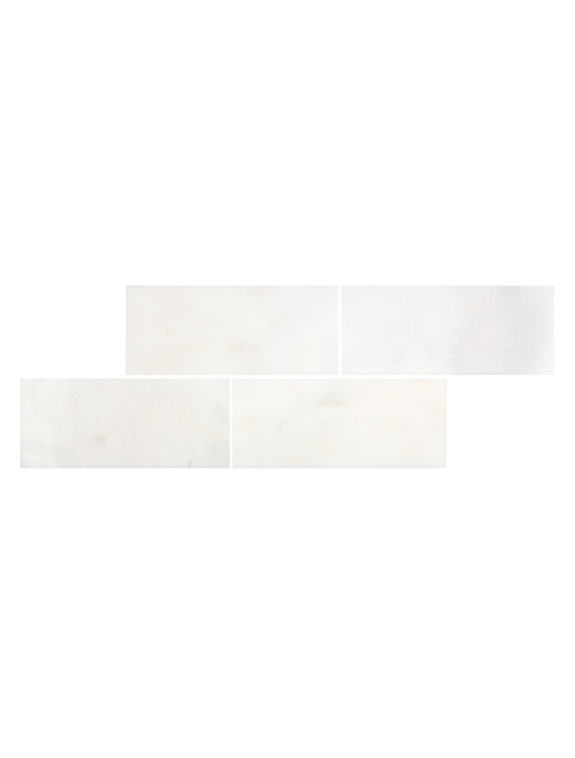 Afyon White Marble 4’’ X 12’’ Tile Polished Wall Tile