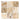 Antico Onyx Travertine 4’’ X 4’’ Tile Tumbled/CNC-Arched (Round-Face) Wall Tile