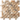 Antico Onyx Travertine 1’’ X 2’’ Herringbone Mosaic Round-Faced (CNC-Arched) Wall Tile