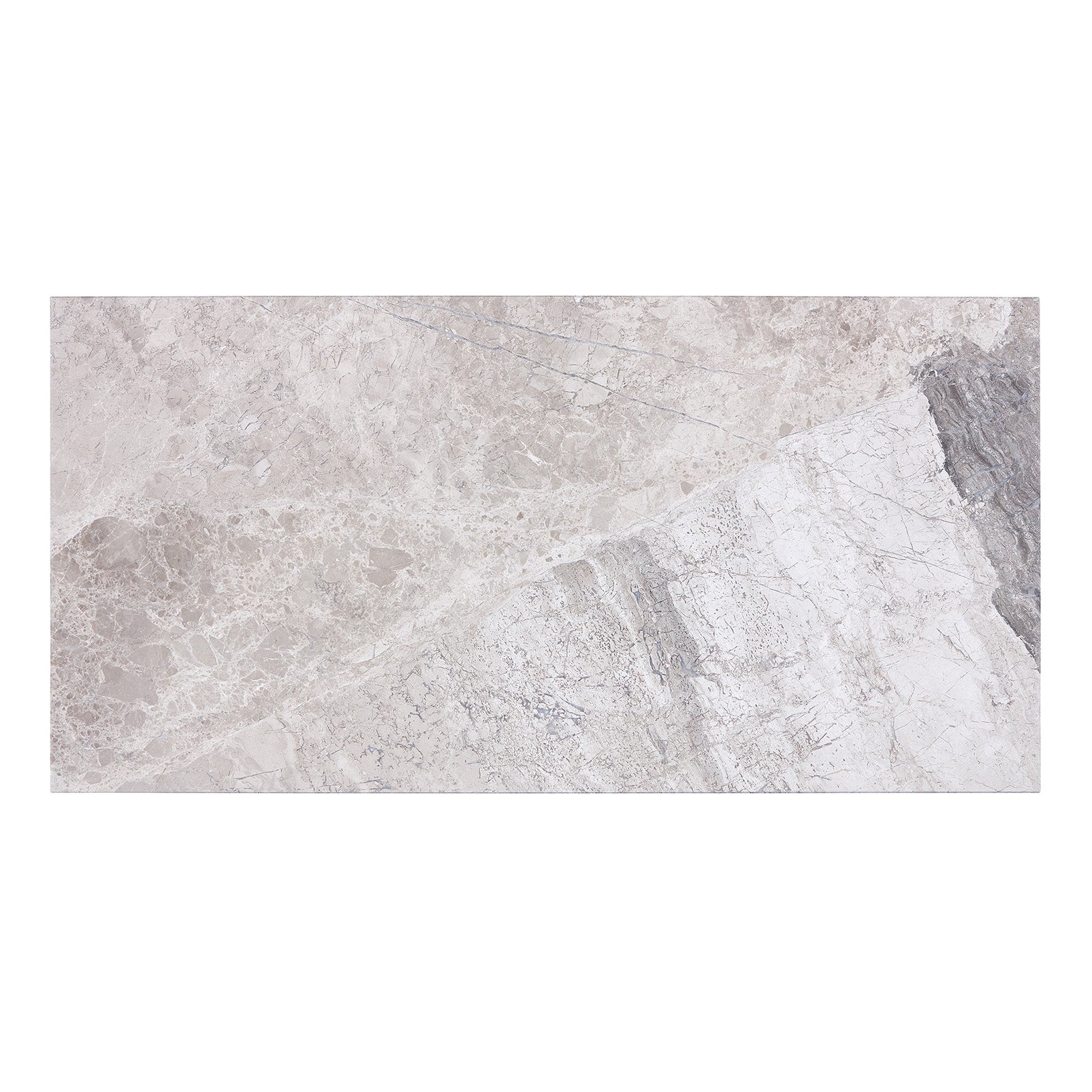 Atlantic Gray Marble 12’’ X 24’’ Tile Micro-Beveled Polished/Honed Wall Tile