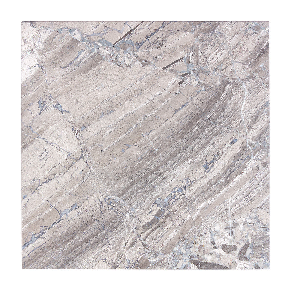 Atlantic Gray Marble 24’’ X 24’’ Tile Micro-Beveled Polished/Honed Wall Tile