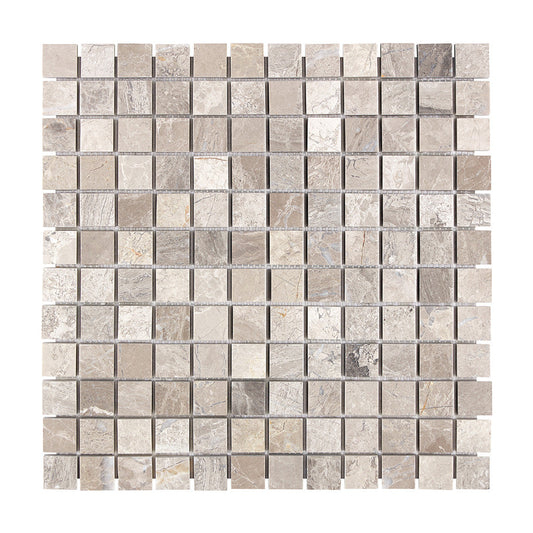 Atlantic Gray Marble 1’’ X 1’’ Mosaic Tumbled/Polished/Honed Wall Tile