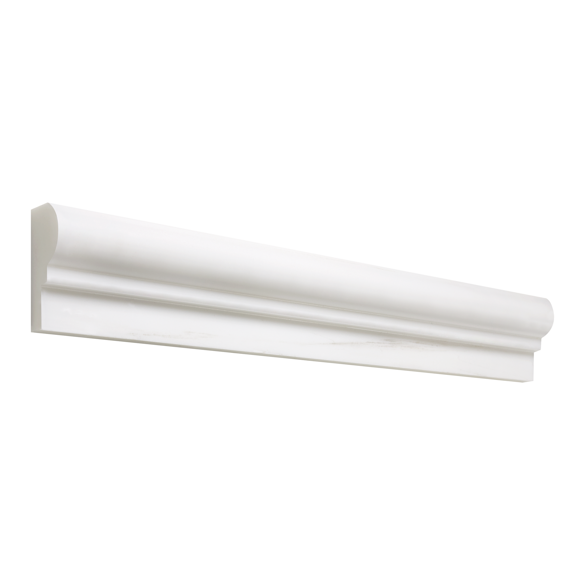 Bianco Dolomite 2’’ X 12’’ Single-Step Chair Rail Trim Polished/Honed Single-Step Chair Rail