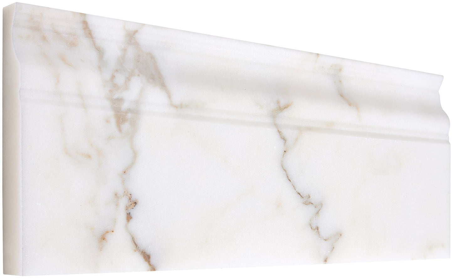 Calacatta Gold Marble 4-3/4’’ X 12’’ Baseboard Trim Baseboard