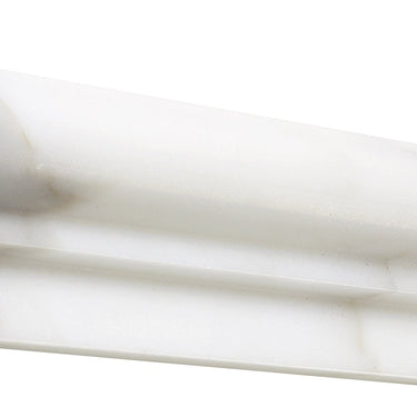 Calacatta Gold Marble 2’’ X 12’’ Single-Step Chair Rail Trim Single-Step Chair Rail