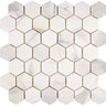 Calacatta Gold Marble 2’’ X 2’’ Hexagon Mosaic Wall Tile