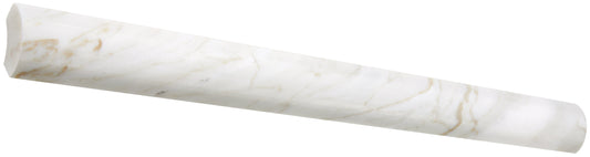 Calacatta Gold Marble 1’’ X 12’’ Quarter-Round Trim Quarter-Round