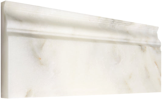Calacatta Oliva Marble 4-3/4’’ X 12’’ Baseboard Trim Polished/Honed Baseboard